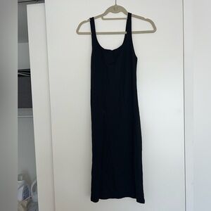 Black basic dress from Zara